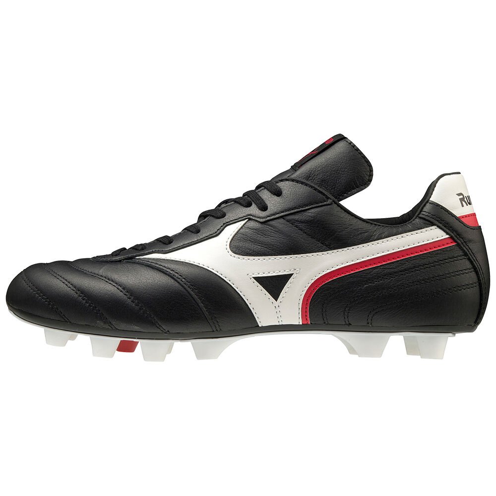 Scarpe Calcio Mizuno Morelia Zero Japan Donna - Nere/Bianche/Rosse - 97186-GVJB